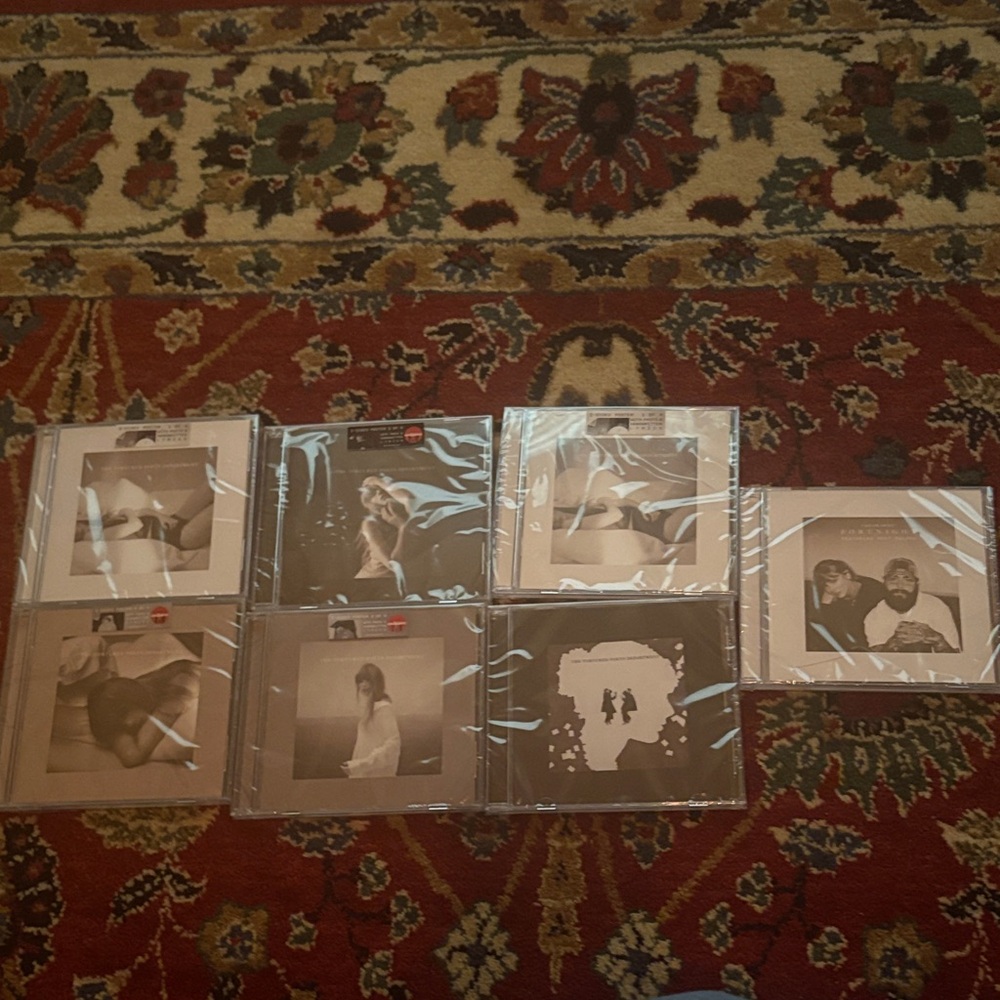 Taylor swift TTPD Collection of Music CDs
